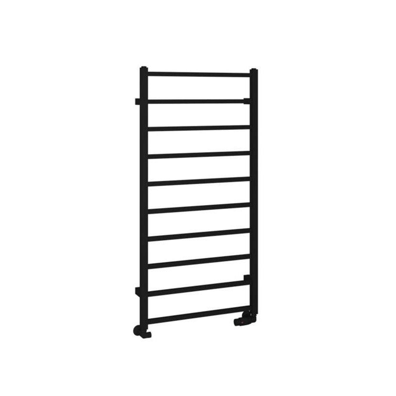 Eastbrook Tuscan Square Towel Radiator 600mm x 1200mm - Matt Black - 89.1265 - TAP 'N' SHOWER