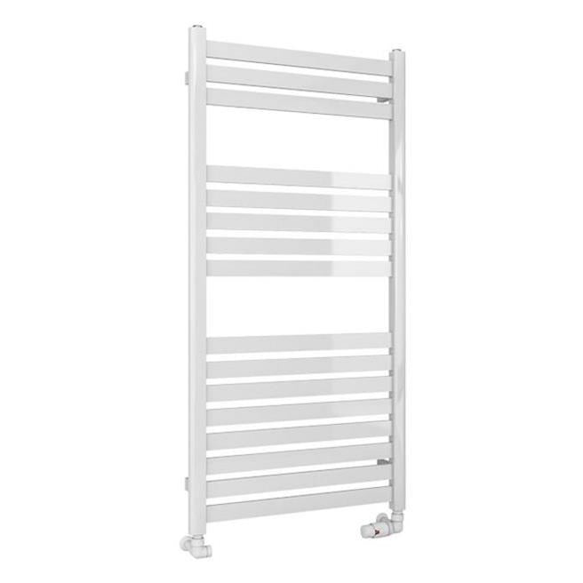 Eastbrook Defford Designer Towel Radiator 600mm x 1200mm - Gloss White - 89.1277 - TAP 'N' SHOWER