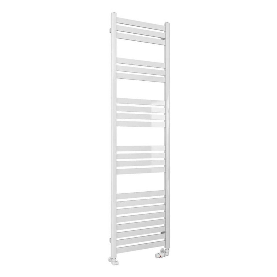 Eastbrook Defford Designer Towel Radiator 500mm x 1800mm - Gloss White - 89.1278 - TAP 'N' SHOWER