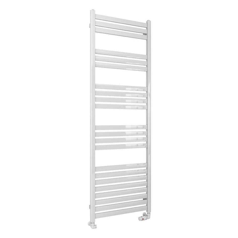 Eastbrook Defford Designer Towel Radiator 600mm x 1800mm - Gloss White - 89.1279 - TAP 'N' SHOWER