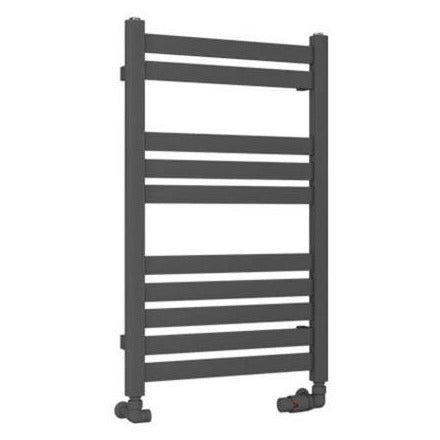 Eastbrook Defford Designer Towel Radiator 500mm x 800mm - Matt Anthracite - 89.1286 - TAP 'N' SHOWER