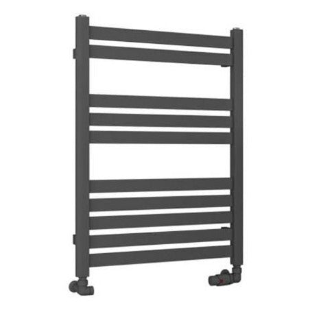 Eastbrook Defford Designer Towel Radiator 600mm x 800mm - Matt Anthracite - 89.1287 - TAP 'N' SHOWER