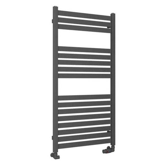 Eastbrook Defford Designer Towel Radiator 600mm x 1200mm - Matt Anthracite - 89.1289 - TAP 'N' SHOWER
