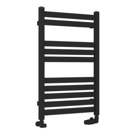 Eastbrook Defford Designer Towel Radiator 500mm x 800mm - Matt Black - 89.1292 - TAP 'N' SHOWER