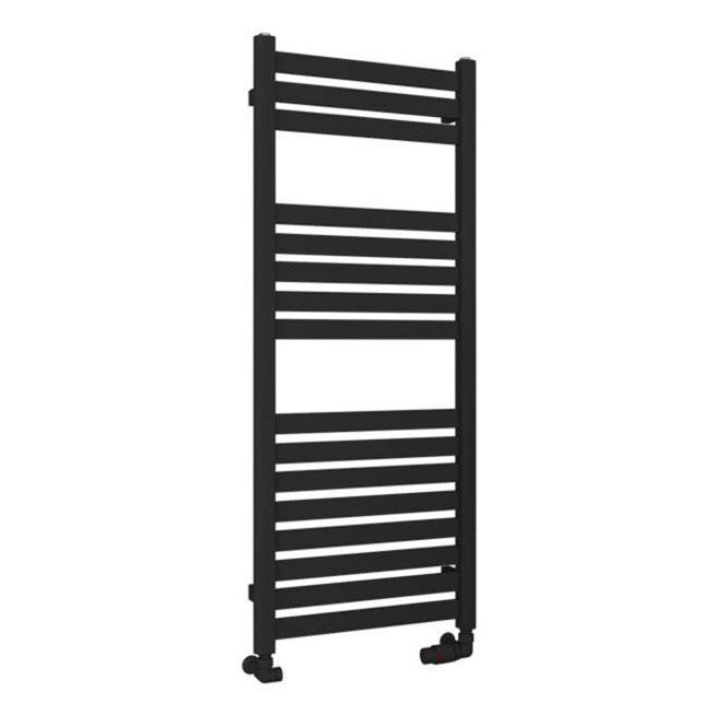 Eastbrook Defford Designer Towel Radiator 500mm x 1200mm - Matt Black - 89.1294 - TAP 'N' SHOWER