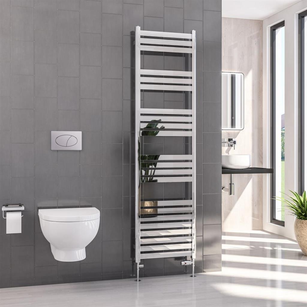 Eastbrook Defford Designer Towel Radiator 500mm x 1800mm - Chrome - 89.1302 - TAP 'N' SHOWER