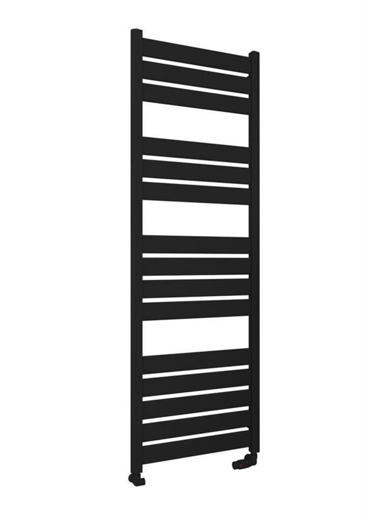 Eastbrook Santero Designer Towel Radiator 600mm x 1800mm - Matt Black - 89.1321 - TAP 'N' SHOWER