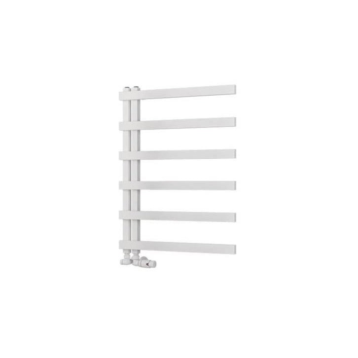 Eastbrook Platani Designer Towel Radiator 600mm x 800mm - Matt White - 89.1329 - TAP 'N' SHOWER