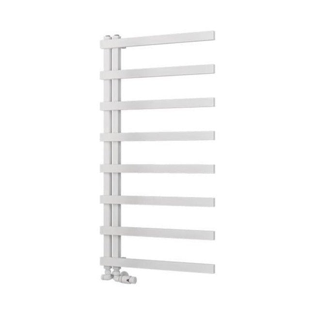 Eastbrook Platani Designer Towel Radiator 600mm x 1150mm - Matt White - 89.1331 - TAP 'N' SHOWER