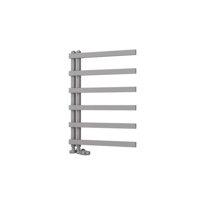 Eastbrook Platani Designer Towel Radiator 600mm x 800mm - Matt Grey - 89.1335 - TAP 'N' SHOWER