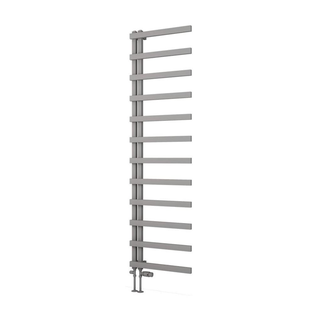 Eastbrook Platani Designer Towel Radiator 500mm x 1800mm - Matt Grey - 89.1338 - TAP 'N' SHOWER