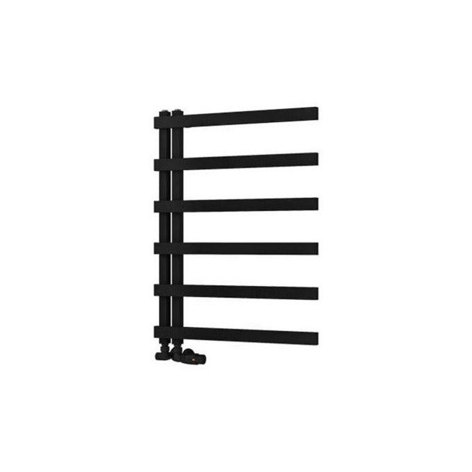 Eastbrook Platani Designer Towel Radiator 600mm x 800mm - Matt Black - 89.1347 - TAP 'N' SHOWER