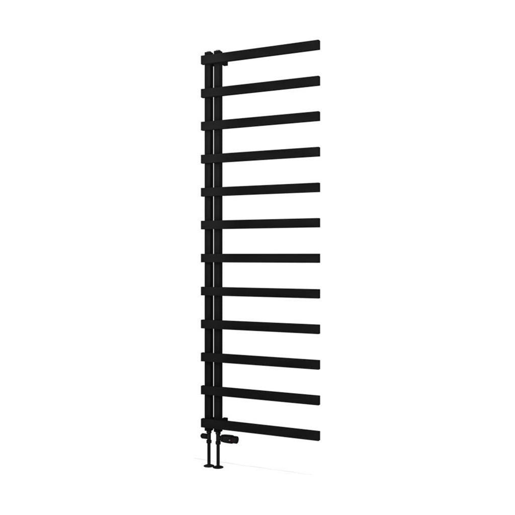 Eastbrook Platani Designer Towel Radiator 600mm x 1800mm - Matt Black - 89.1351 - TAP 'N' SHOWER