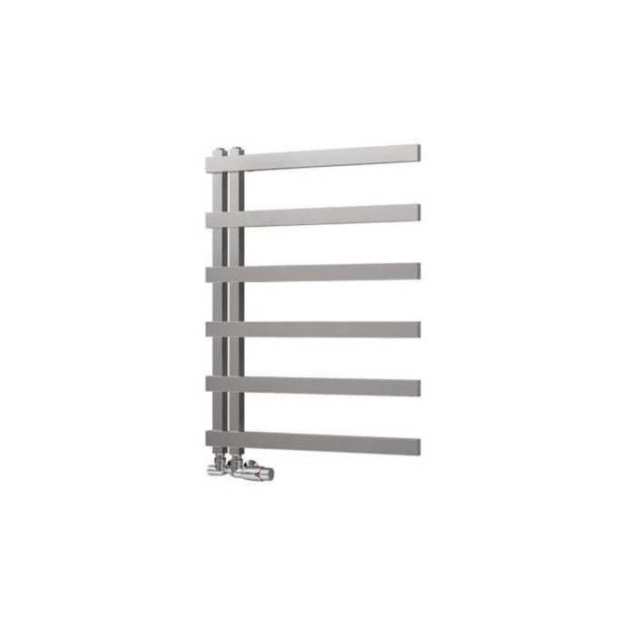 Eastbrook Platani Designer Towel Radiator 600mm x 800mm - Matt Chrome - 89.1353 - TAP 'N' SHOWER