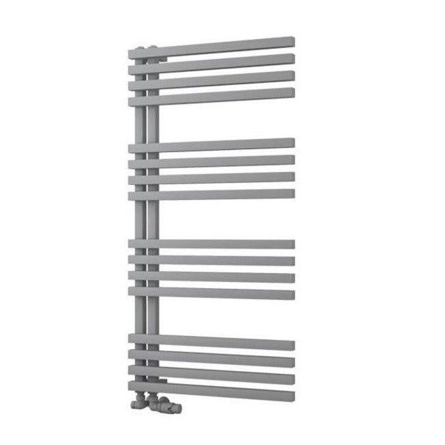 Eastbrook Reinbach Designer Towel Radiator 600mm x 1200mm - Matt Grey - 89.1373 - TAP 'N' SHOWER