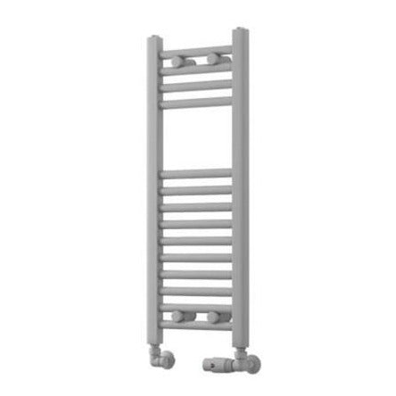 Eastbrook Wingrave Straight Multirail Towel Radiator 300mm x 800mm - Matt Grey - 89.1415 - TAP 'N' SHOWER