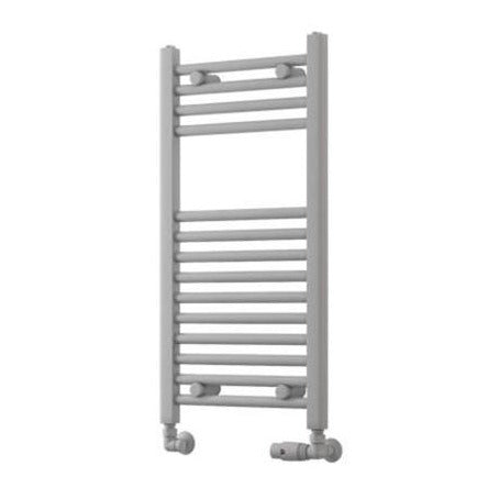 Eastbrook Wingrave Straight Multirail Towel Radiator 400mm x 800mm - Matt Grey - 89.1416 - TAP 'N' SHOWER