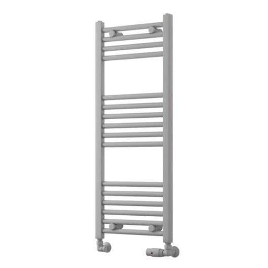 Eastbrook Wingrave Straight Multirail Towel Radiator 400mm x 1000mm - Matt Grey - 89.1420 - TAP 'N' SHOWER