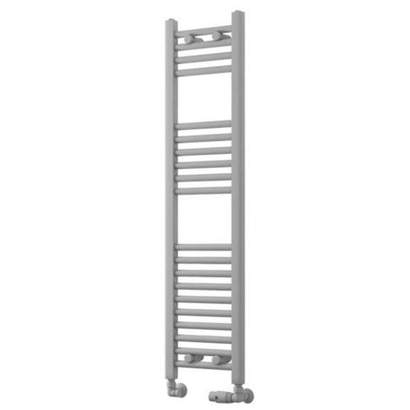 Eastbrook Wingrave Straight Multirail Towel Radiator 300mm x 1200mm - Matt Grey - 89.1423 - TAP 'N' SHOWER