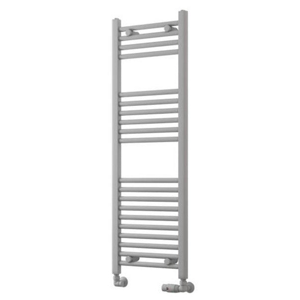 Eastbrook Wingrave Straight Multirail Towel Radiator 400mm x 1200mm - Matt Grey - 89.1424 - TAP 'N' SHOWER