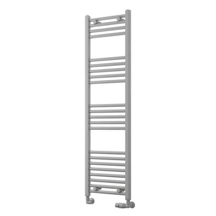 Eastbrook Wingrave Straight Multirail Towel Radiator 400mm x 1400mm - Matt Grey - 89.1428 - TAP 'N' SHOWER