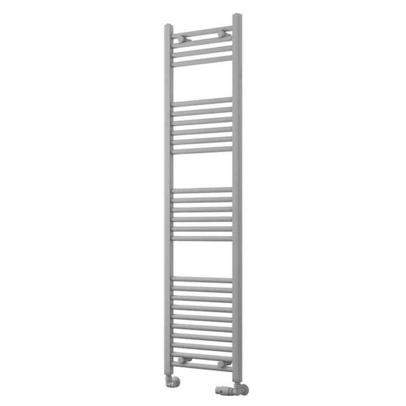 Eastbrook Wingrave Straight Multirail Towel Radiator 400mm x 1600mm - Matt Grey - 89.1432 - TAP 'N' SHOWER