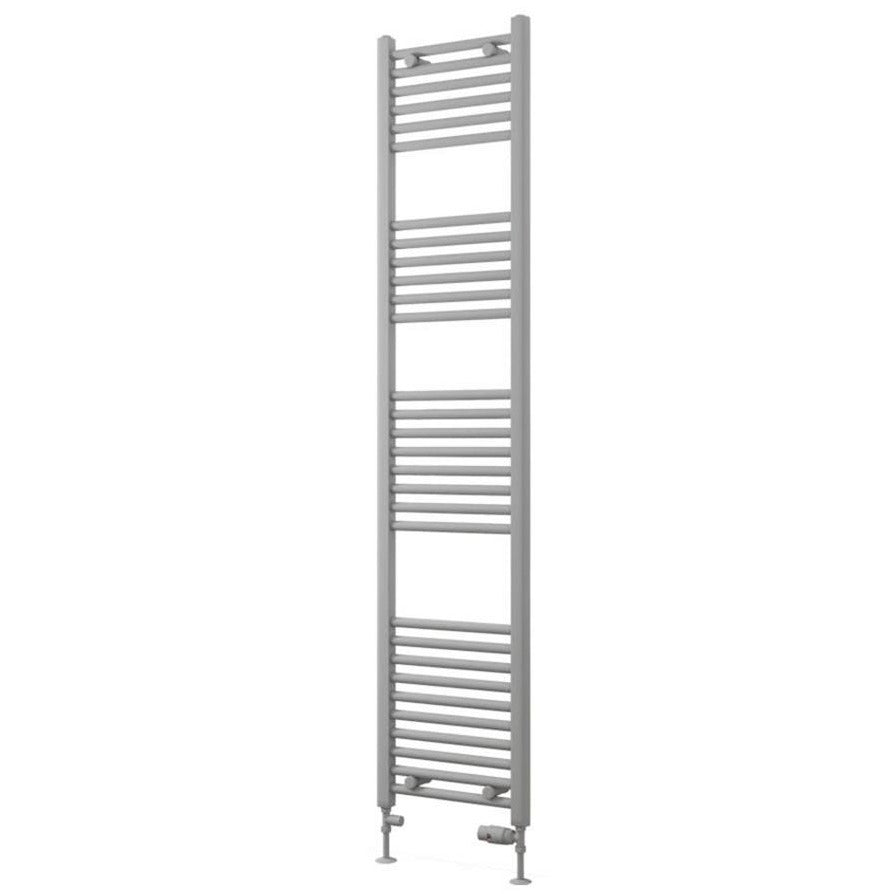 Eastbrook Wingrave Straight Multirail Towel Radiator 400mm x 1800mm - Matt Grey - 89.1436 - TAP 'N' SHOWER