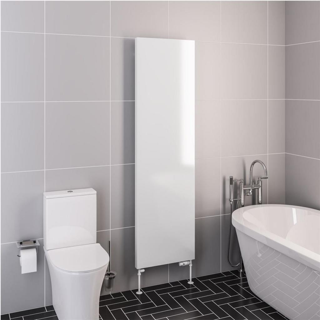 Eastbrook Wingrave Flat Panel Designer Radiator 510mm x 1800mm - Gloss White - 89.1453 - TAP 'N' SHOWER