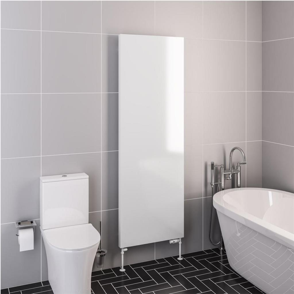 Eastbrook Wingrave Flat Panel Designer Radiator 610mm x 1800mm - Gloss White - 89.1454 - TAP 'N' SHOWER
