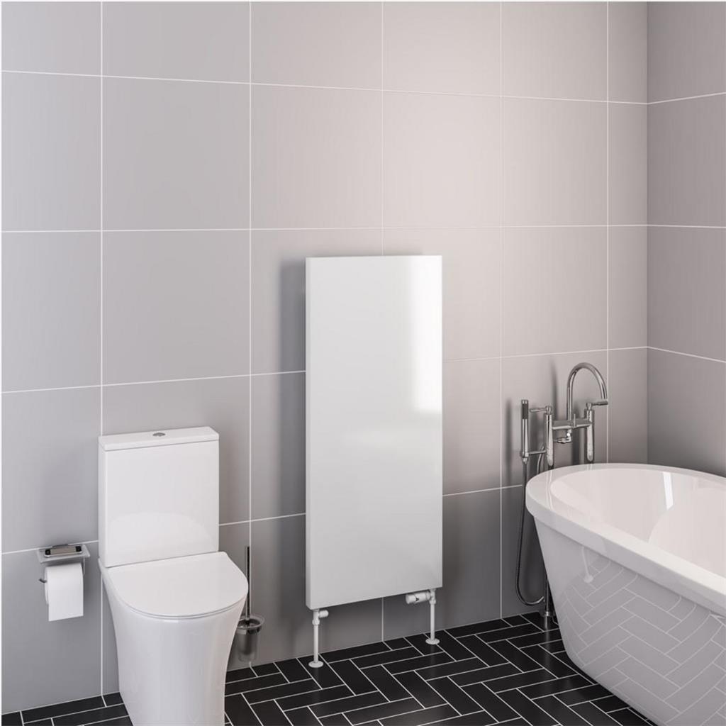 Eastbrook Wingrave Flat Panel Designer Radiator 510mm x 1200mm - Gloss White - 89.1457 - TAP 'N' SHOWER