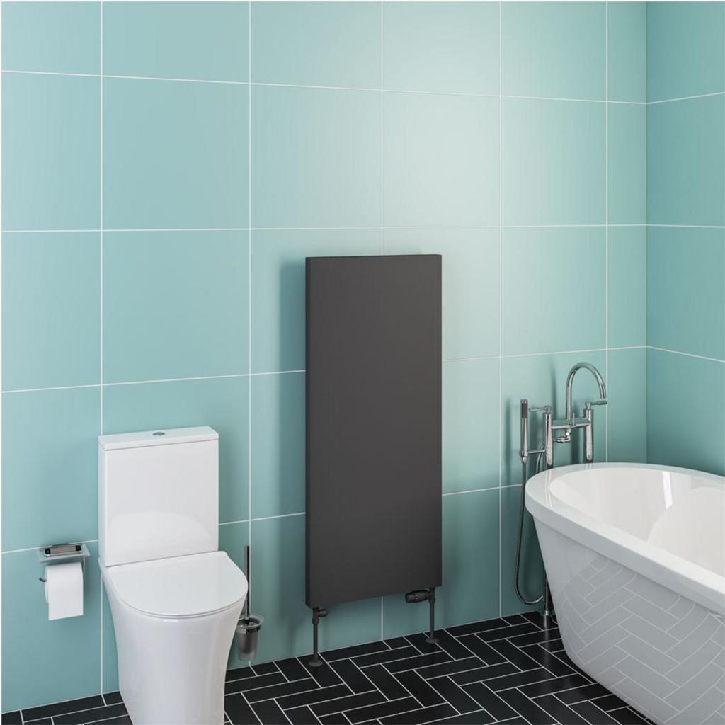 Eastbrook Wingrave Flat Panel Designer Radiator 510mm x 1200mm - Matt Anthracite - 89.1469 - TAP 'N' SHOWER