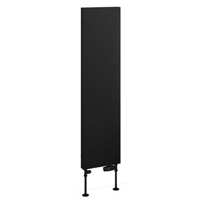 Eastbrook Wingrave Flat Panel Designer Radiator 310mm x 1200mm - Matt Black - 89.1479 - TAP 'N' SHOWER