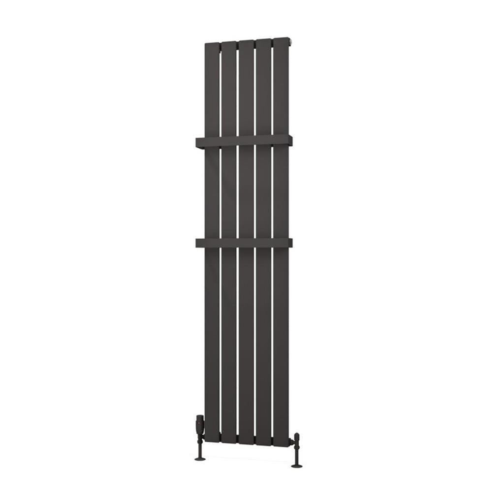 Eastbrook Deddington Vertical Designer Radiator 1800mm x 390mm - Matt Anthracite - 89.1513 - TAP 'N' SHOWER