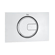 Roca PL4 Dual Flush Plate - Chrome - 890098001 - TAP 'N' SHOWER