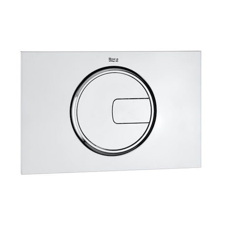 Roca PL4 Dual Flush Plate - Chrome - 890098001 - TAP 'N' SHOWER