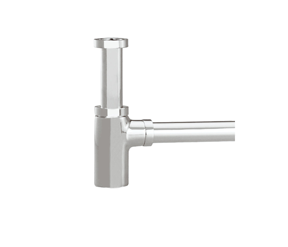 JTP Bottle Trap 400mm  - Chrome - 775