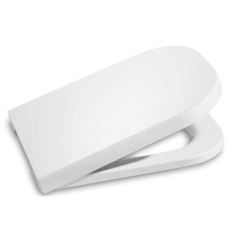Roca The Gap Square Compact Soft - Close Toilet Seat & Cover - White - 801732002 - TAP 'N' SHOWER