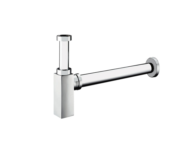 JTP Square Bottle Trap - Chrome - 777