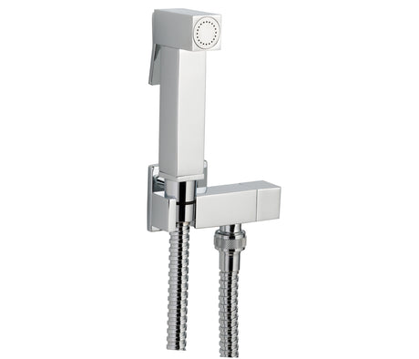 JTP Square Douche Set with Angle Valve - Chrome - 551
