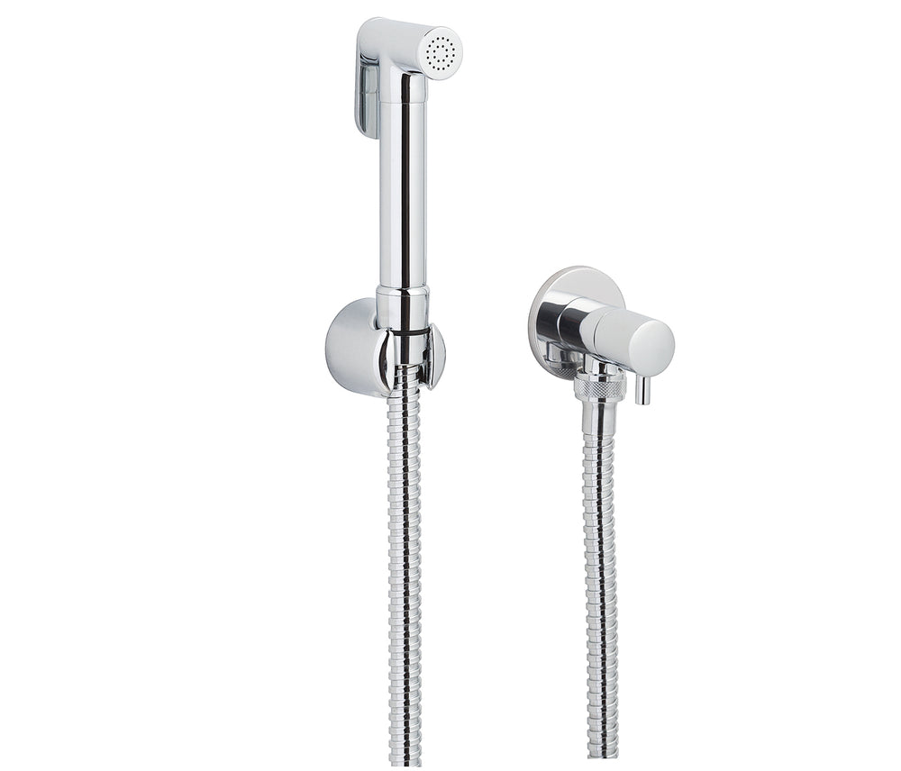 JTP Douche Set with Angle Valve - Chrome -  554