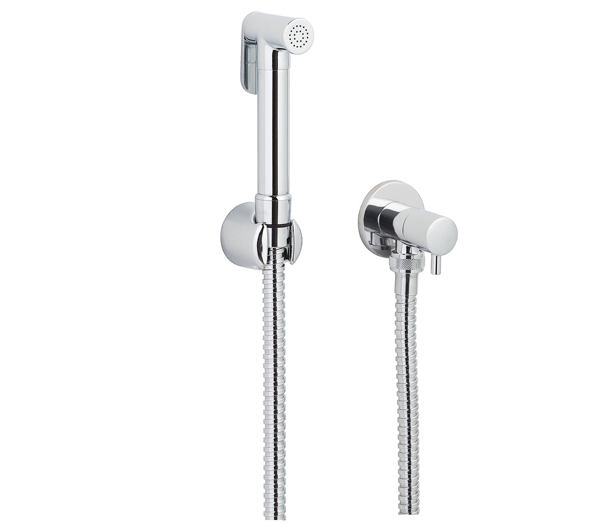JTP Douche Set with Angle Valve - Chrome -  554