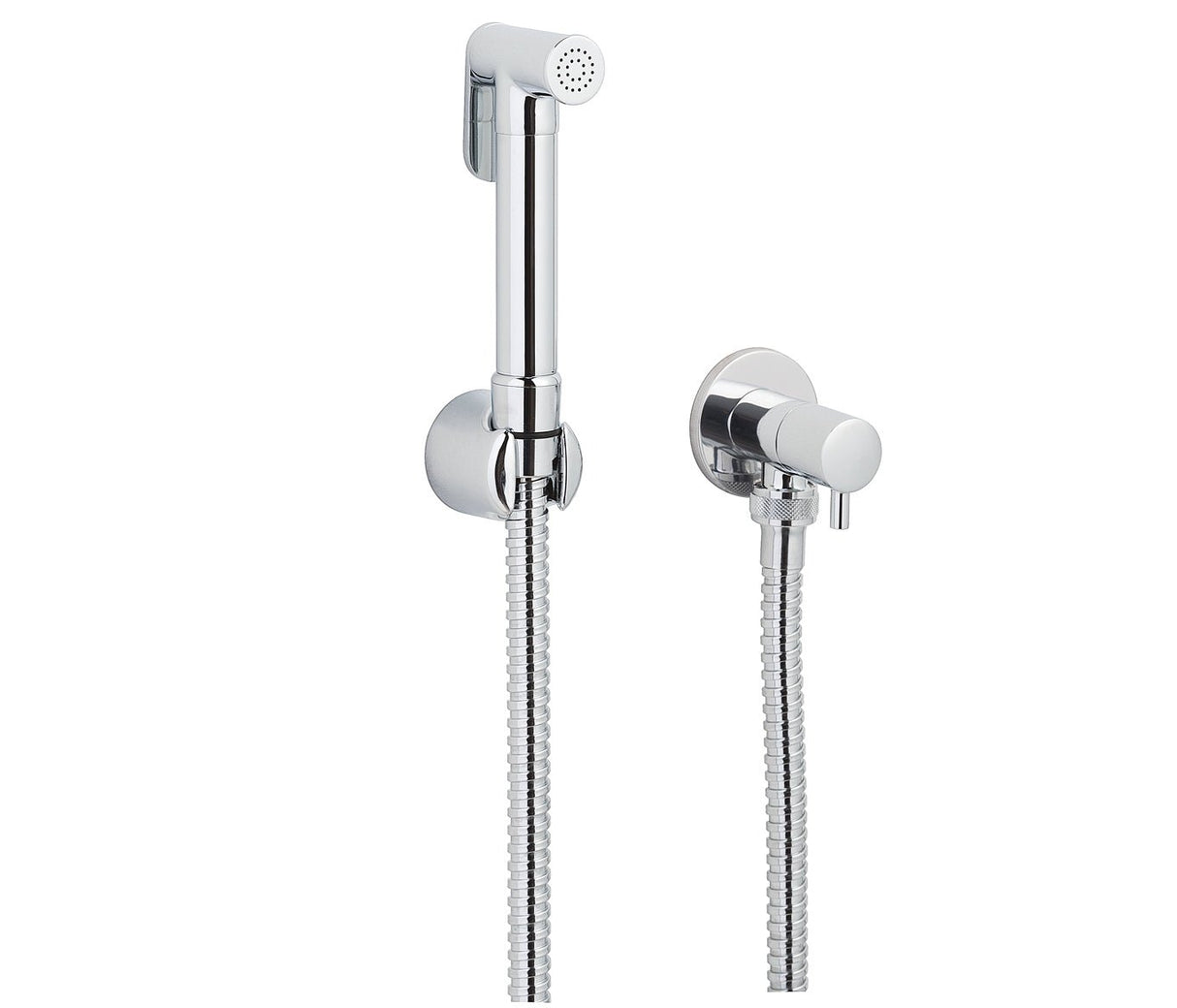 JTP Douche Set with Angle Valve - Chrome - 554 - TAP 'N' SHOWER