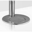 Zip Integrated Tap Font and Drain for Hydrotap Classic Taps - Brushed Chrome - 90915Z1UK - TAP 'N' SHOWER