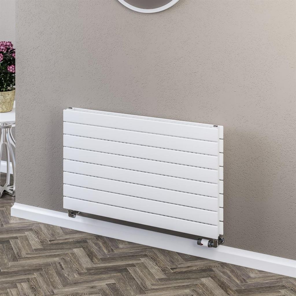 Eastbrook Addington Type21 588mm x 1000mm Horizontal Designer Radiator - Gloss White - 91.0045 - TAP 'N' SHOWER