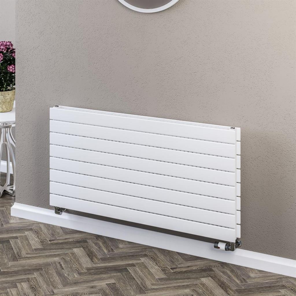 Eastbrook Addington Type21 Horizontal Designer Radiator 588mm x 1200mm - Gloss White - 91.0046 - TAP 'N' SHOWER