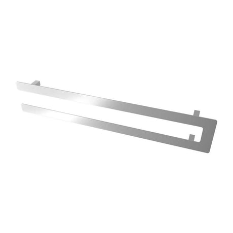 Eastbrook Rosano Double Flat Style Towel Hanger 850mm - Chrome - 91.0118 - TAP 'N' SHOWER