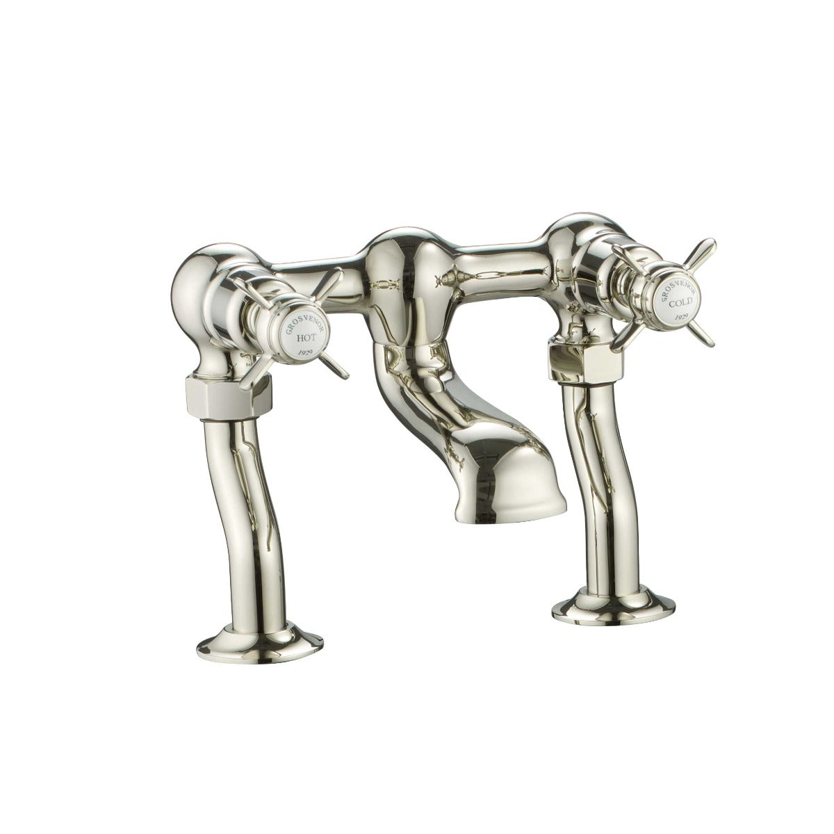 JTP Deck Mounted Bath Filler - Nickel - 98223NK