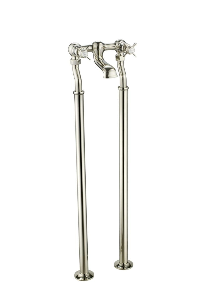 JTP Grosvenor Freestanding Bath Filler - Nickel - 98275FSNK - TAP 'N' SHOWER