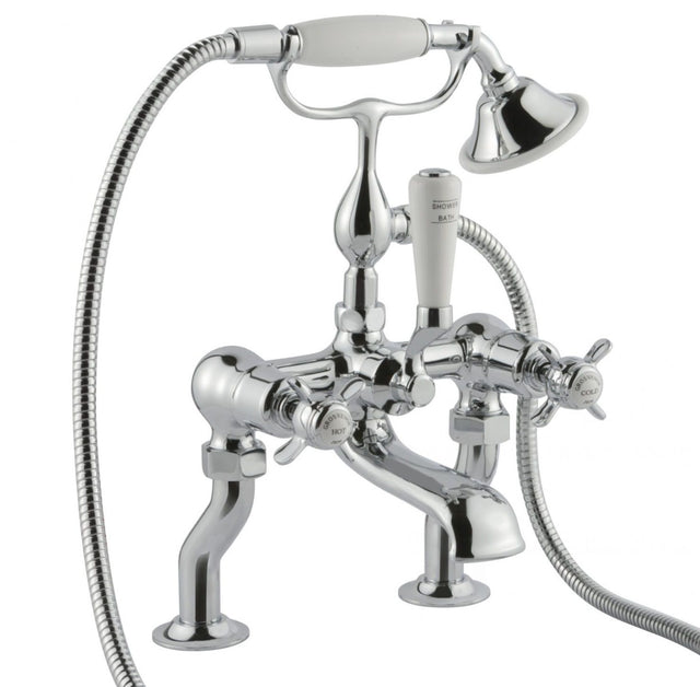 JTP Deck Mounted Bath Shower Mixer with Kit - Chrome - 98275