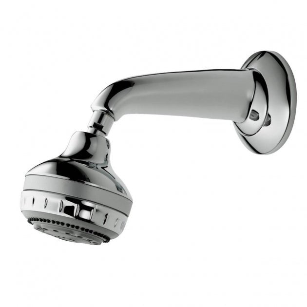 Aqualisa Turbostream Fixed Shower Head Wall Mounted 3 Power Function Shower Head - Chrome - 99.30.01 - TAP 'N' SHOWER